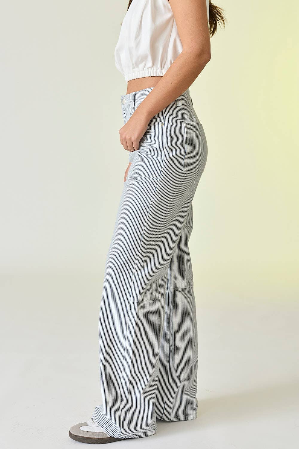 Kylie Pinstripe Pants