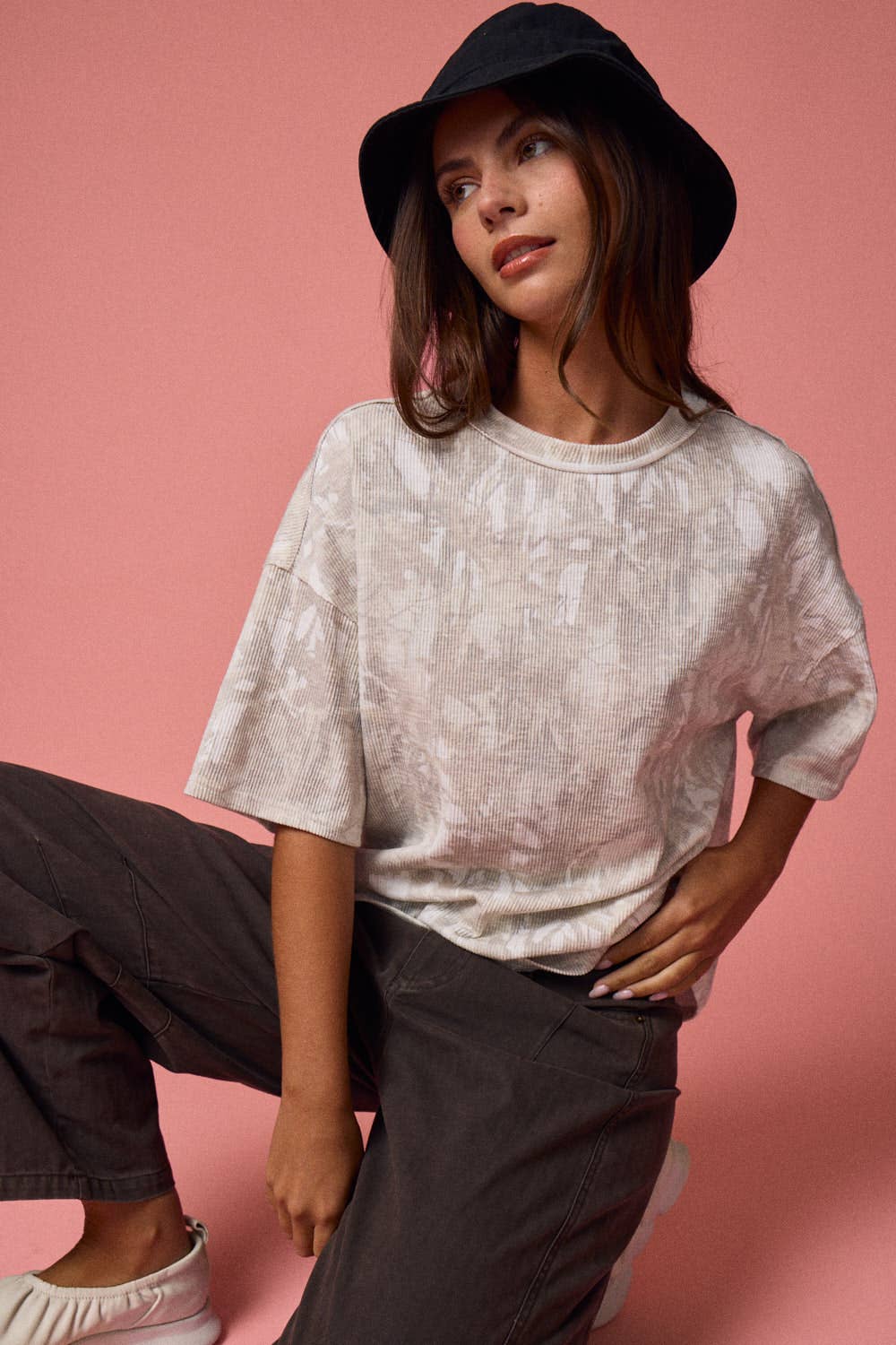 CAMO RIBBED TEE