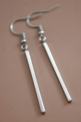 Stainless Steel Drop Earrings