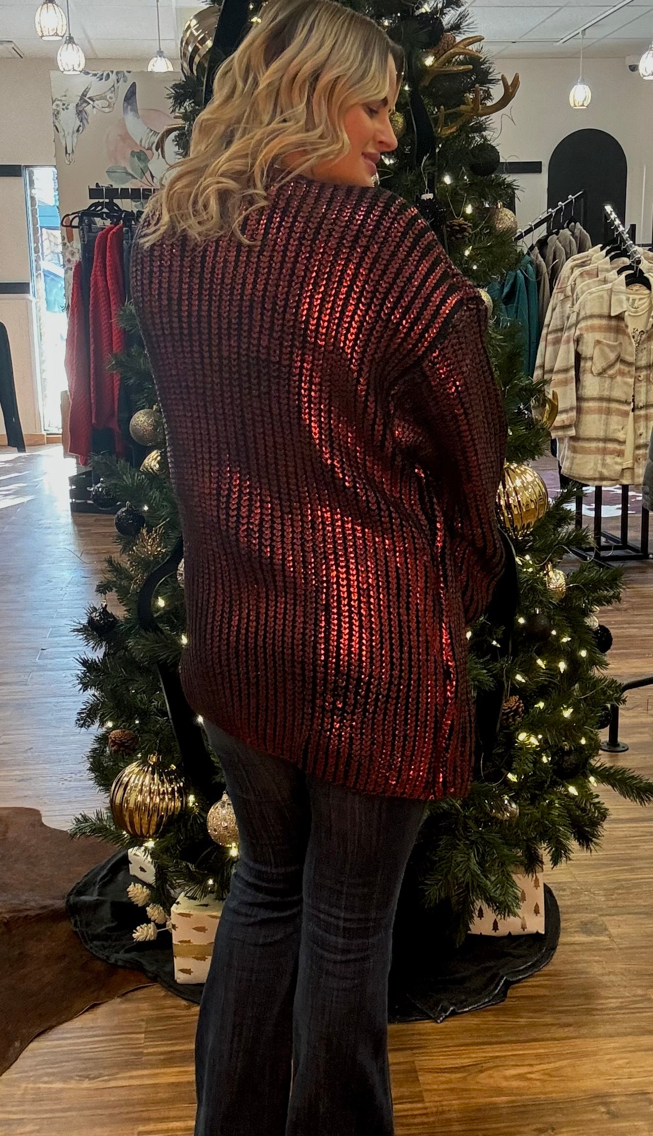 Metallic Sweater