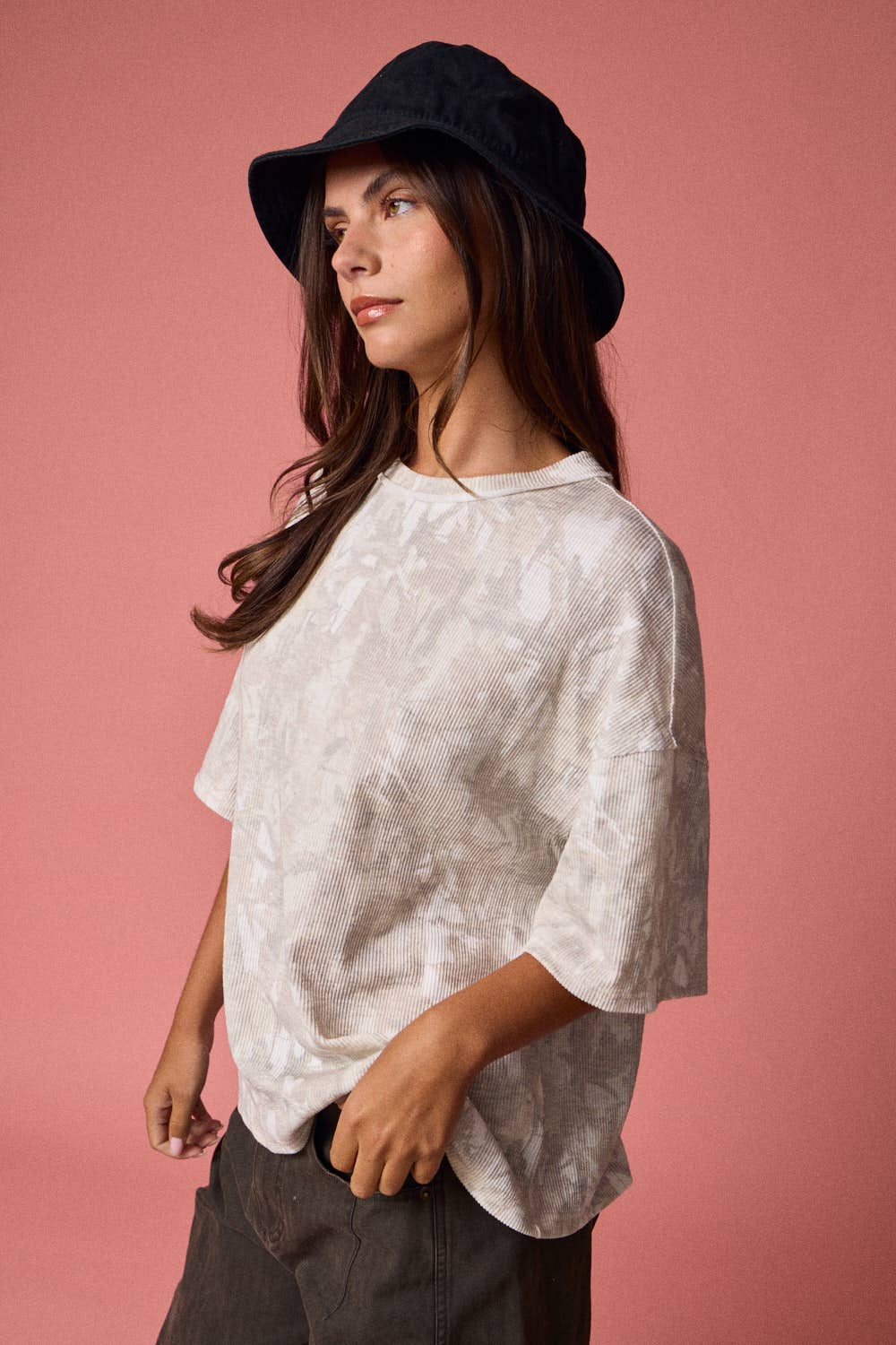 CAMO RIBBED TEE