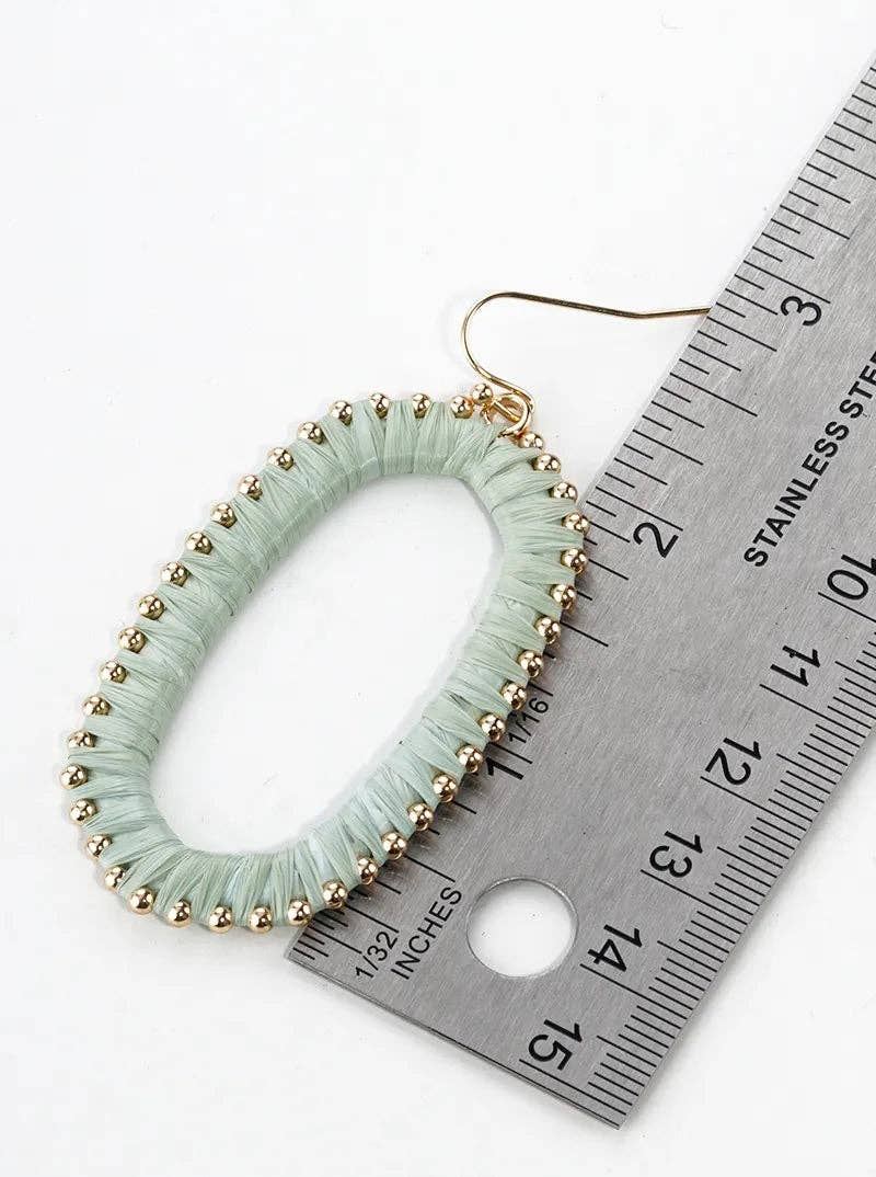 Wrapped Hexagon Earrings