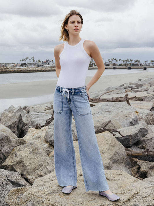 Flying Monkey DrawString Denim