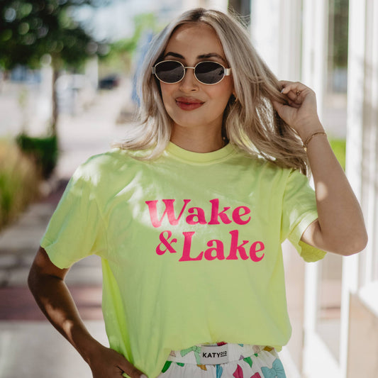 Wake & Lake Graphic Tee