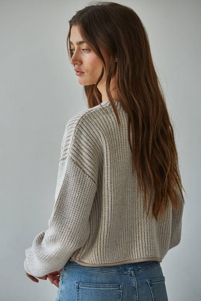 Knit Ribbed Sweater