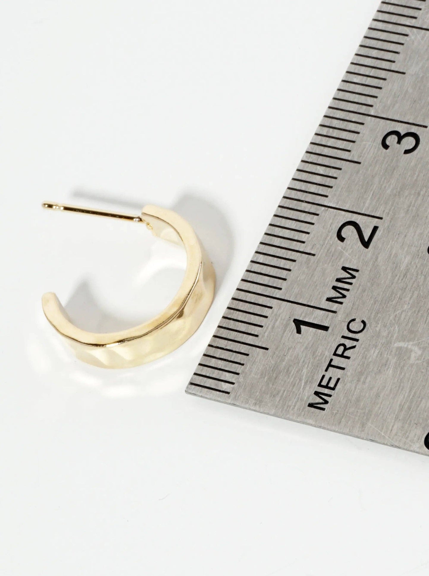 14K-Gold-Dipped Hoop Earrings