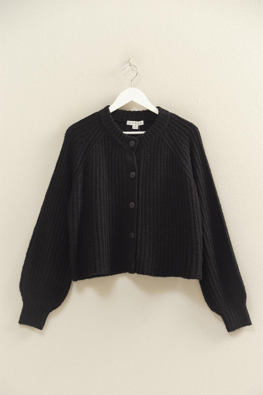 Button-front Sweater