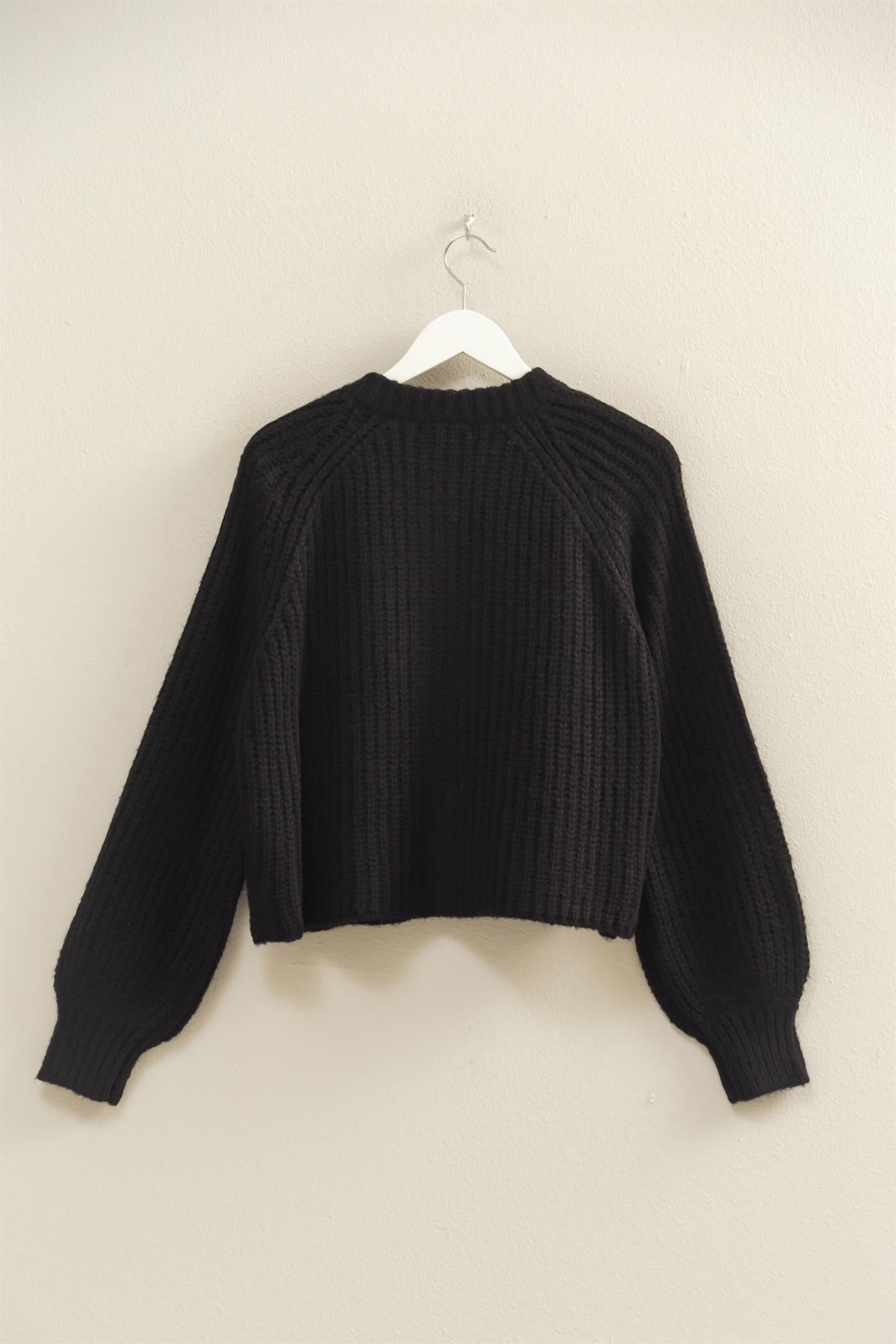 Button-front Sweater