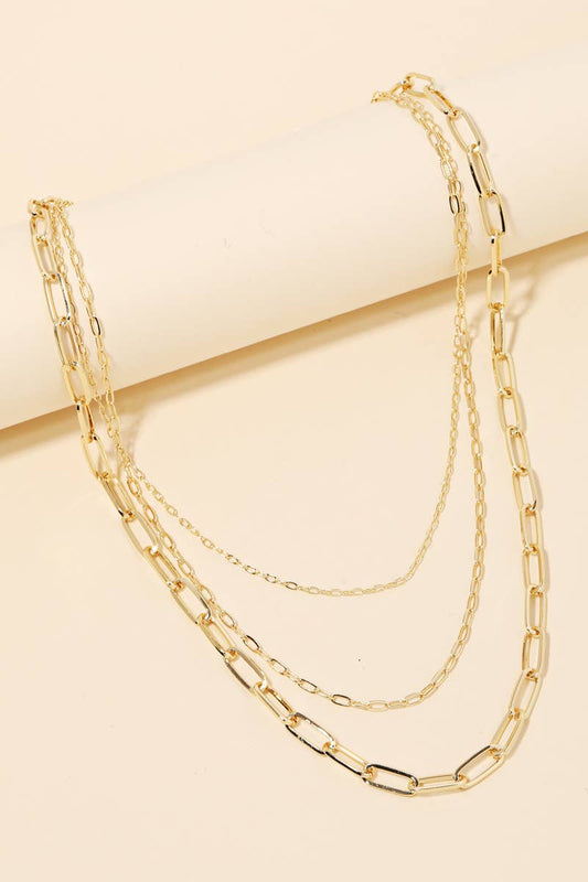Triple Chain Necklace