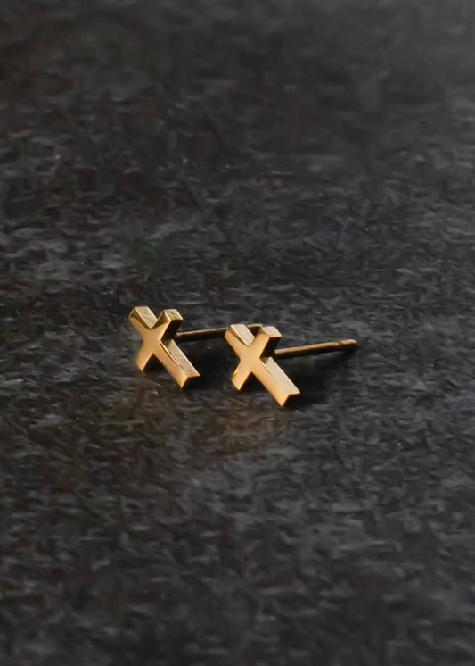 Cross Stud Earrings
