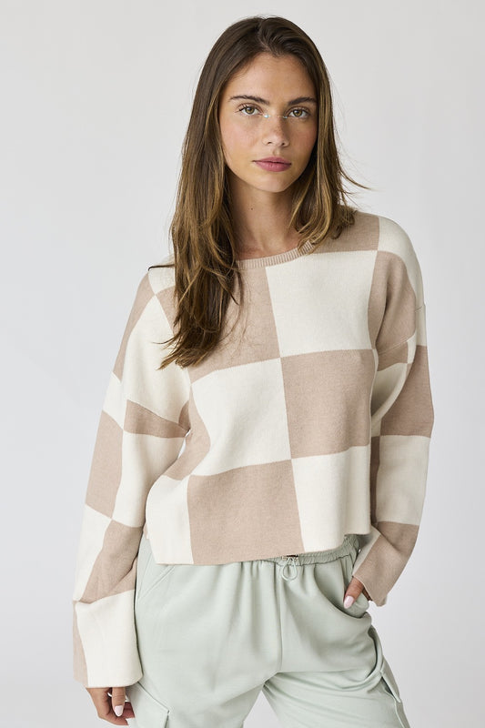 Checkered Sweater