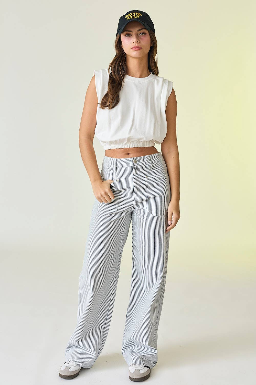 Kylie Pinstripe Pants