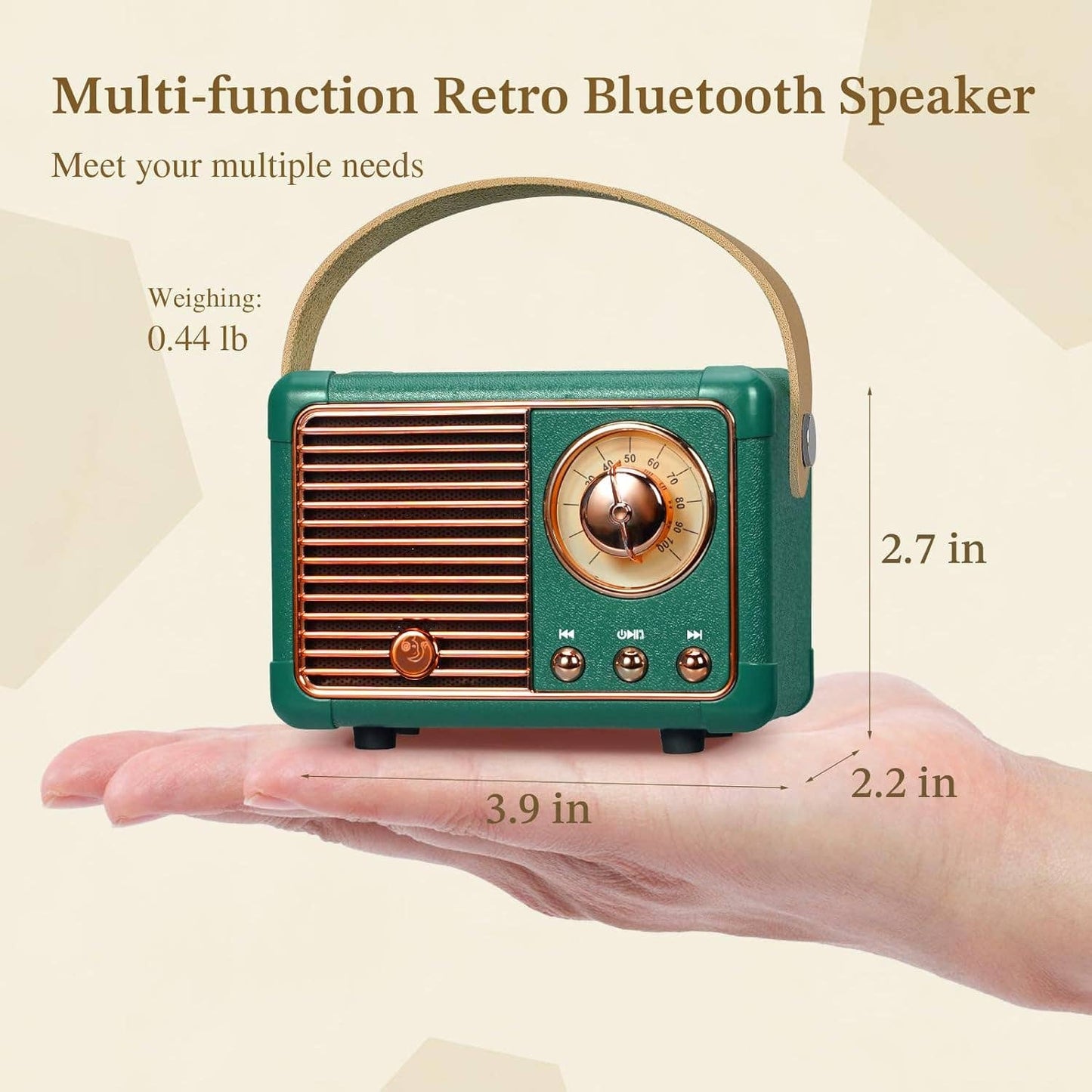 Green Radio Bluetooth Speaker