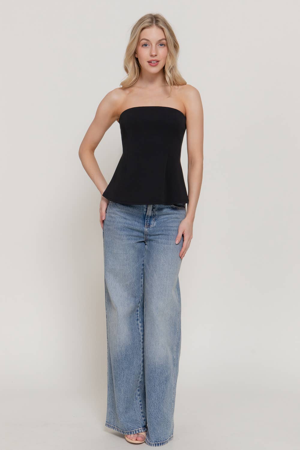 Knit Jersey Tube Top