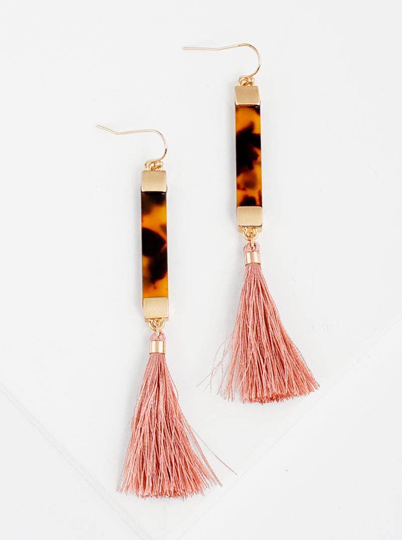 Bar Tassel Earrings