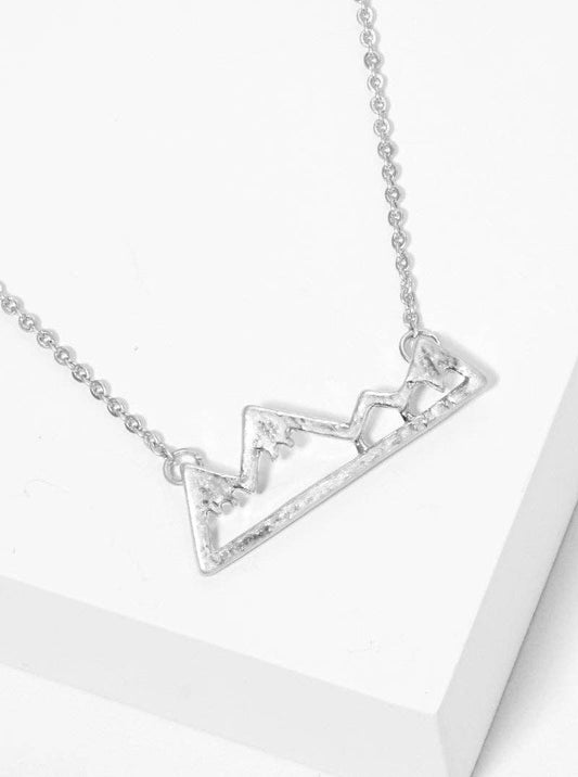 Mountain Pendant Necklace