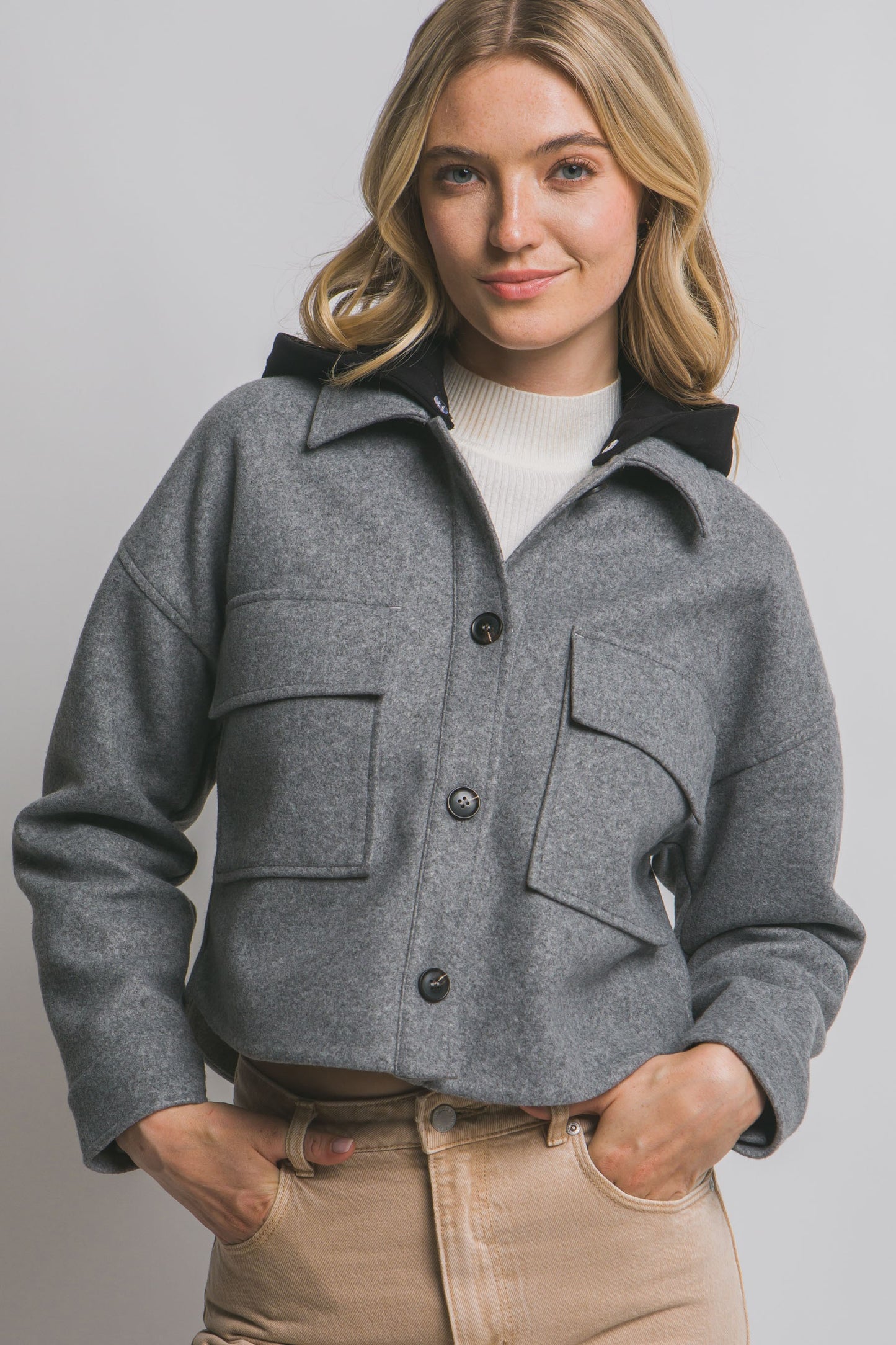 Fleece Crop Jacket