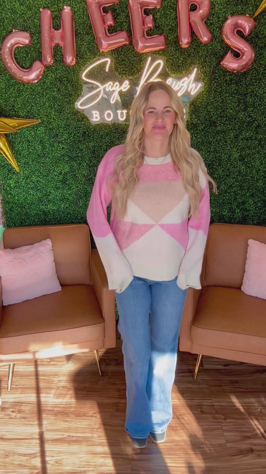 Colorblock Sweater