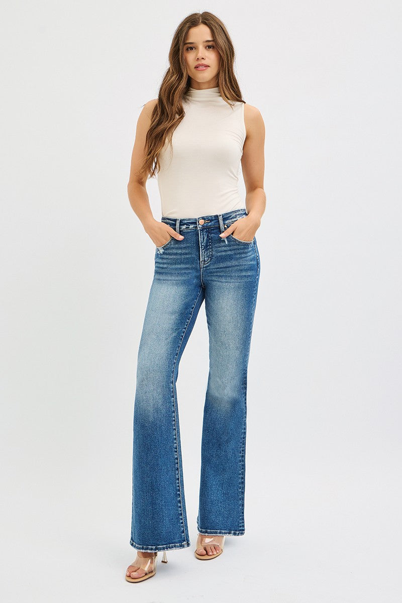 Tummy Control Flare Denim