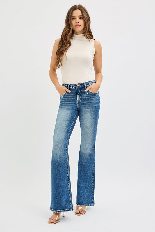 Tummy Control Flare Denim