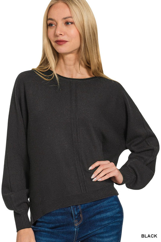 Front Seam Sweater